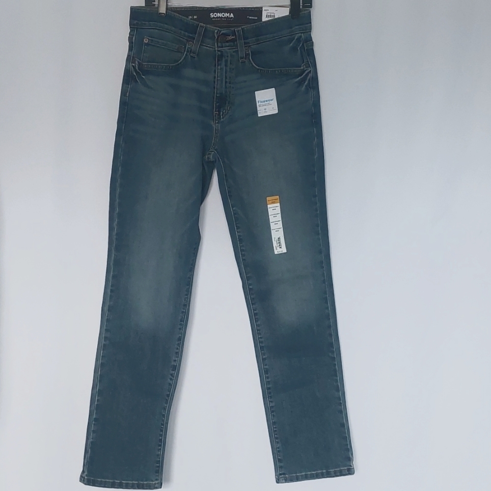 Sonoma Goods for life Mens slim straight Jeans blue size 29X30